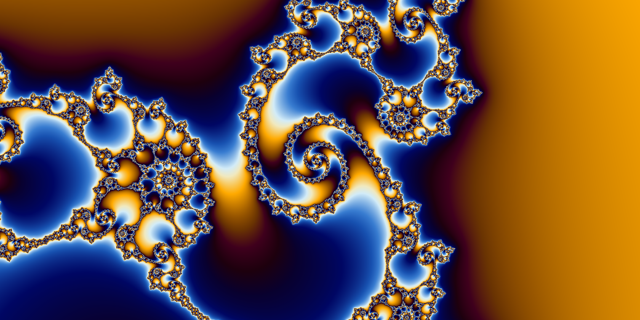 A location of the Mandelbrot fractal
